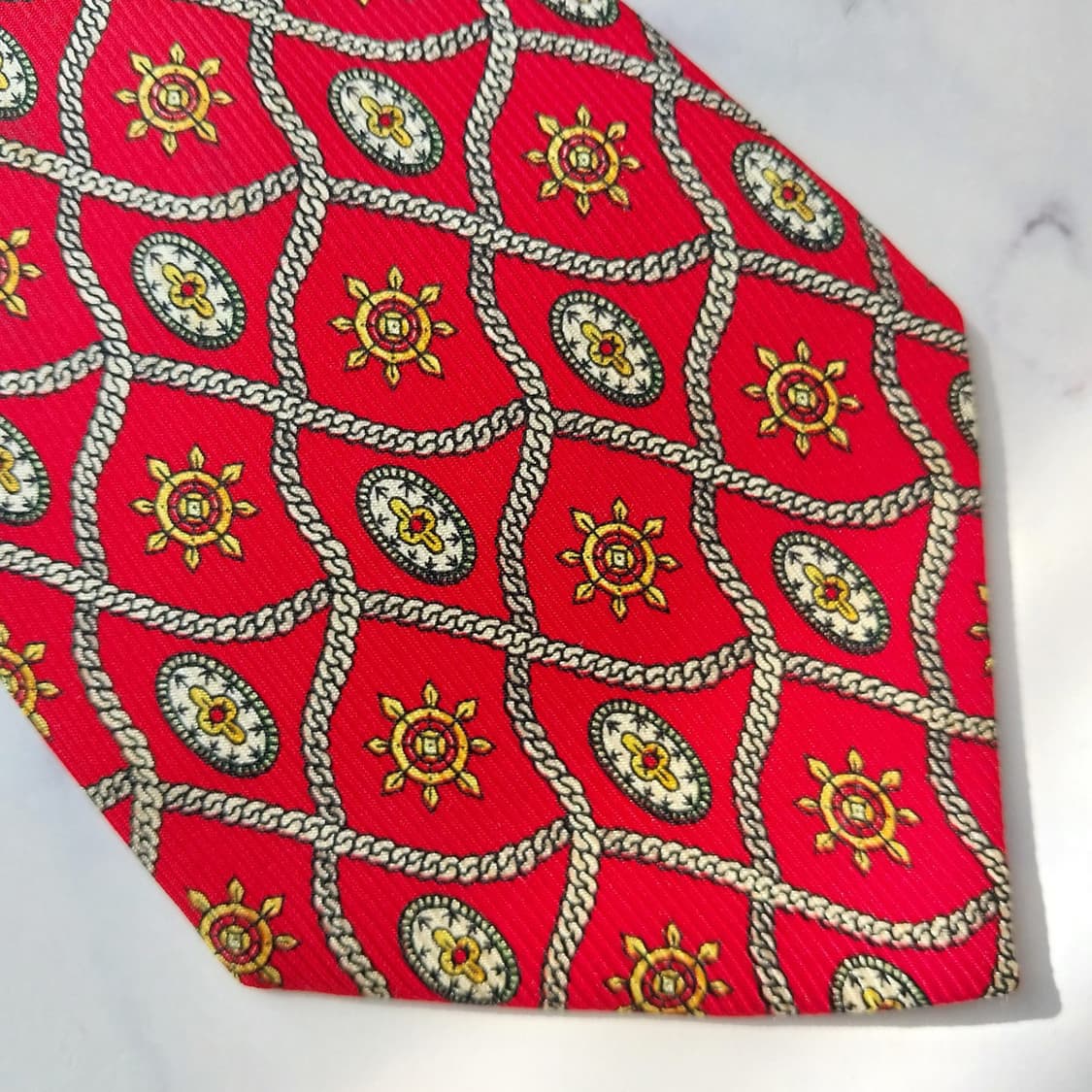 아쿠아스큐텀 넥타이 레드 오너멘탈 패턴 10cm A+등급 K2013
 상품이미지7