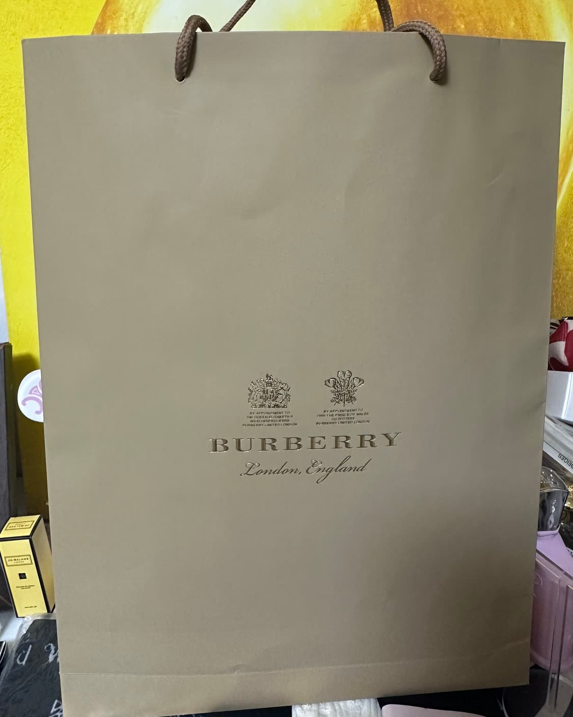 버버리 로고 캐시미어머플러 브라운/블랙 남여공용 상품이미지7