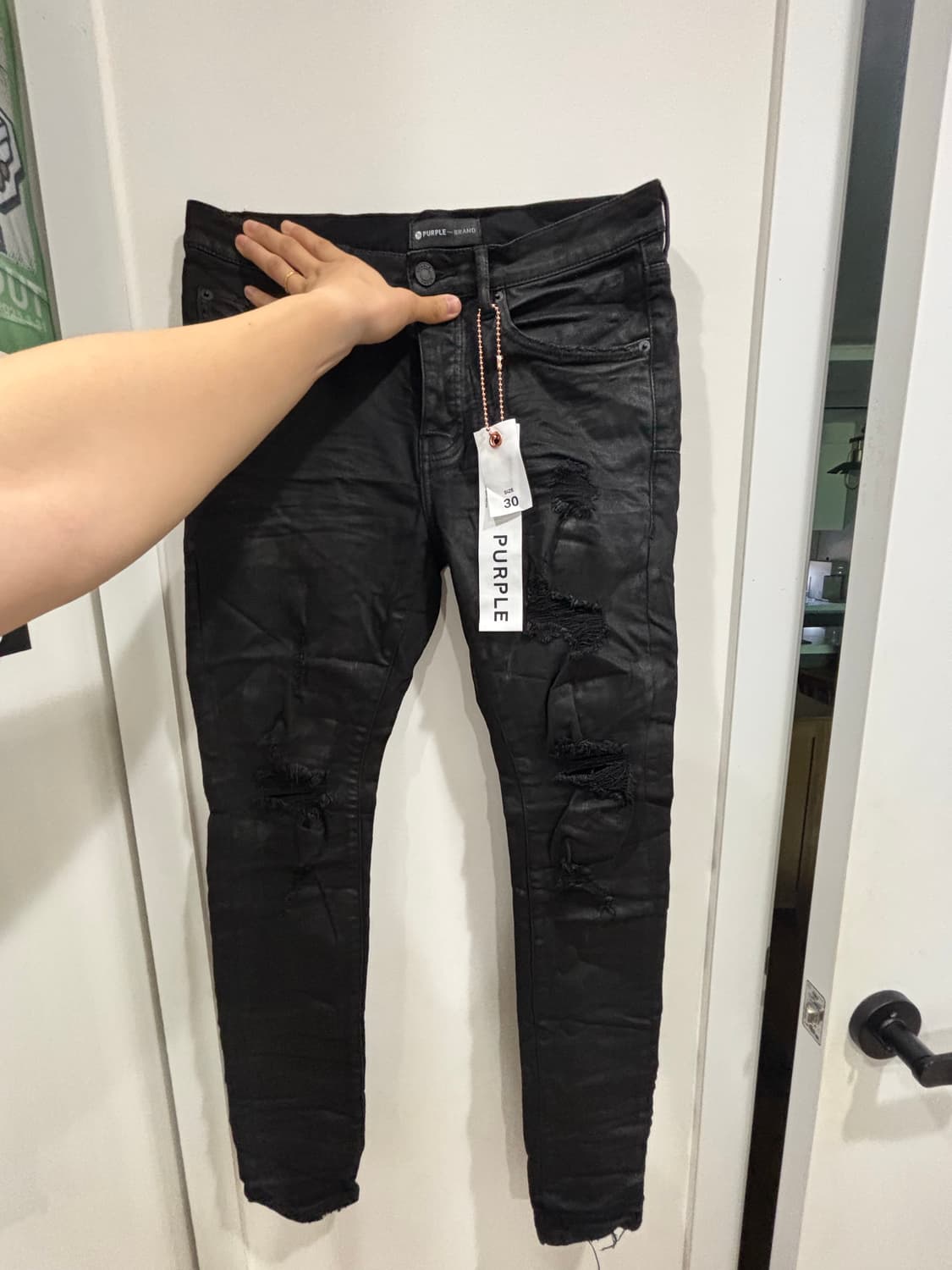 퍼플브랜드 P001 oil jean 상품이미지1