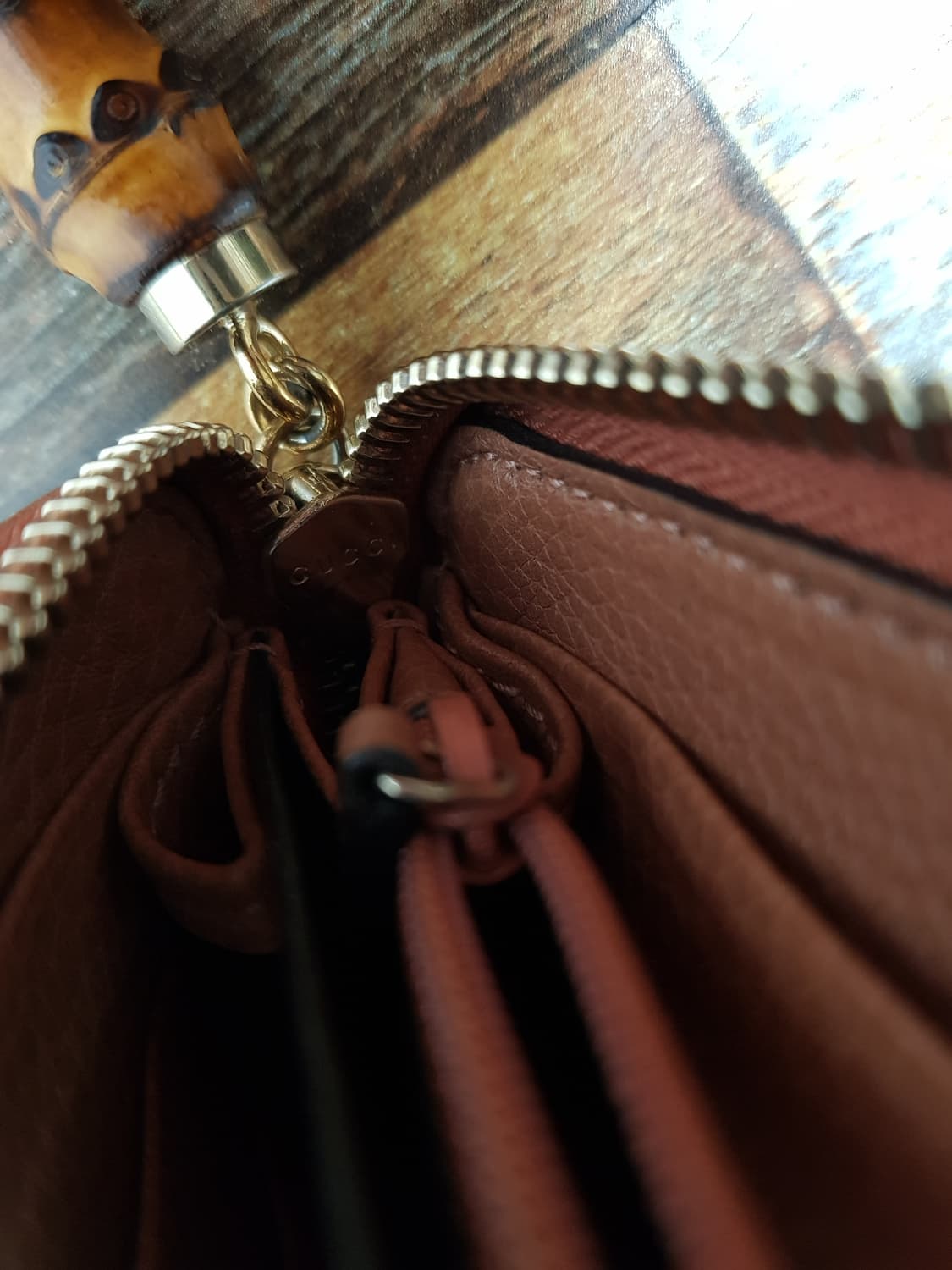 [정품] 구찌 뱀부테슬 GG로고 장지갑 상품이미지7