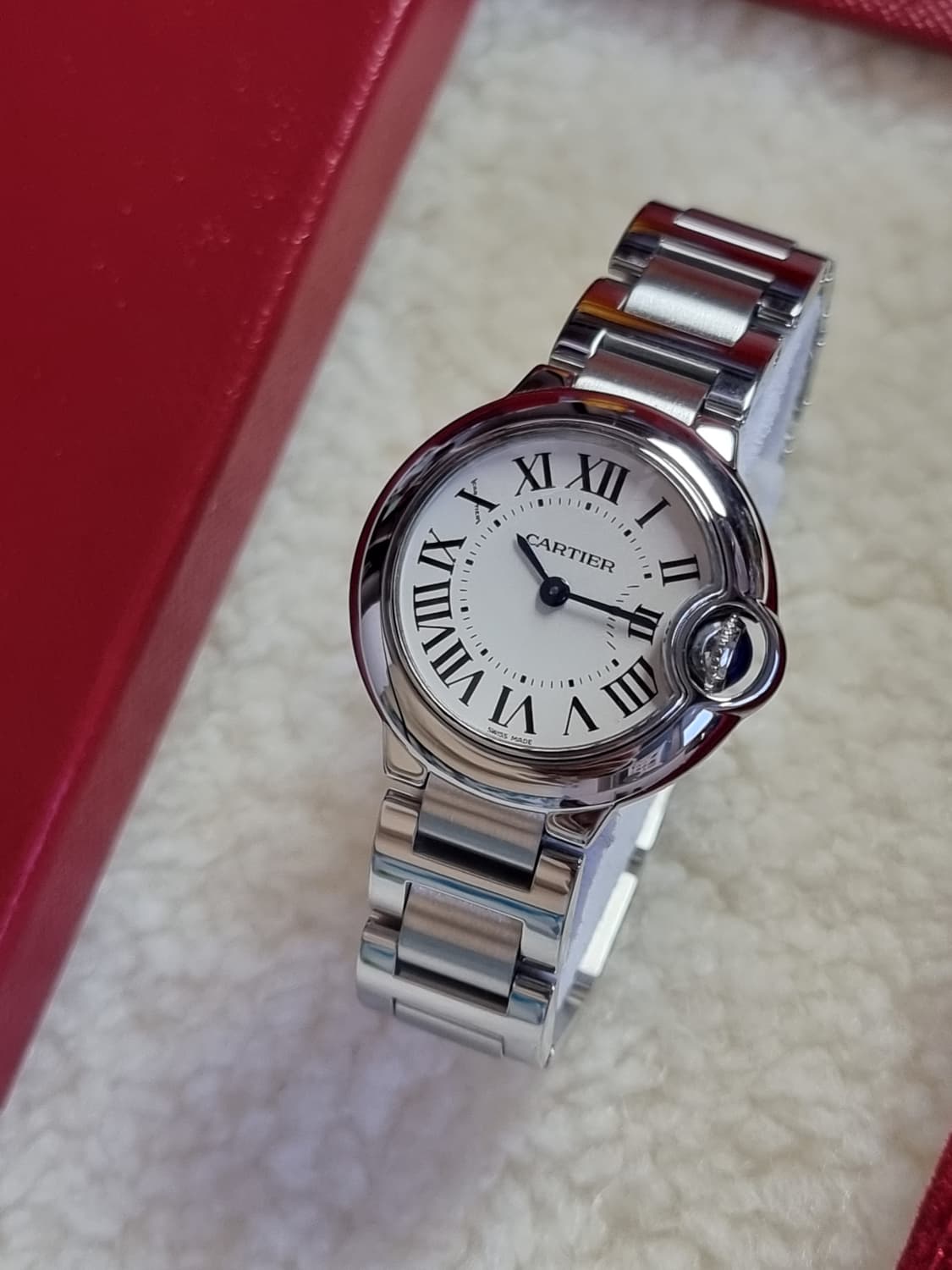 [신세계강남점 풀세트] 까르띠에 발롱블루 스틸 28mm 여성용 시계 08 상품이미지1