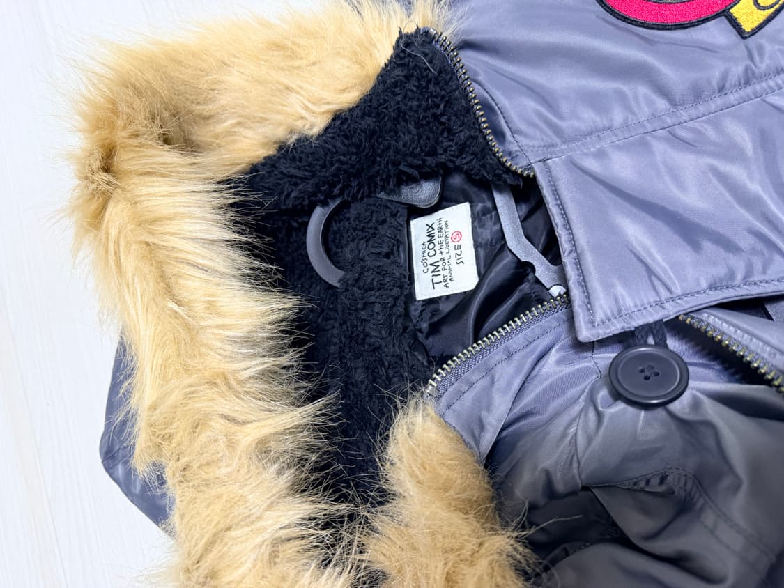 팀코믹스 패치드 MA-1 후디드 덱 점퍼_차콜 상품이미지5