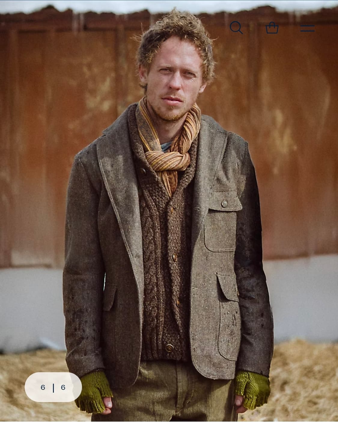 RRL 언컨스트럭티드 울 블렌드 스포츠 코트 상품이미지6