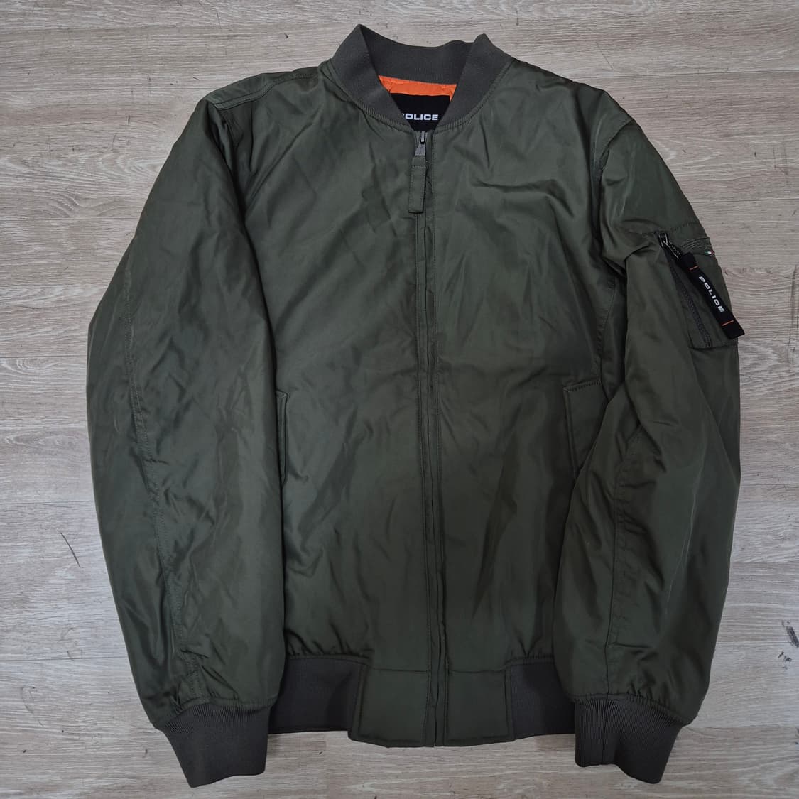 POLICE 폴리스 사이드포켓 MA-1 항공점퍼 L(100) 상품이미지1