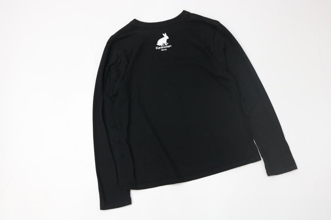 달나라 토끼 그래픽 긴팔 티셔츠 (S) 상품이미지5