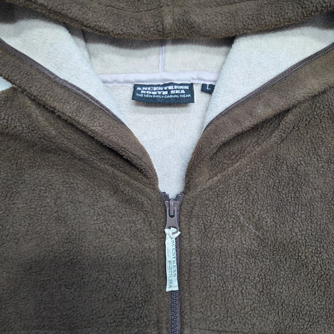 ANCESTRESS & NORTH SEA 플리스 후드 집업 상품이미지2