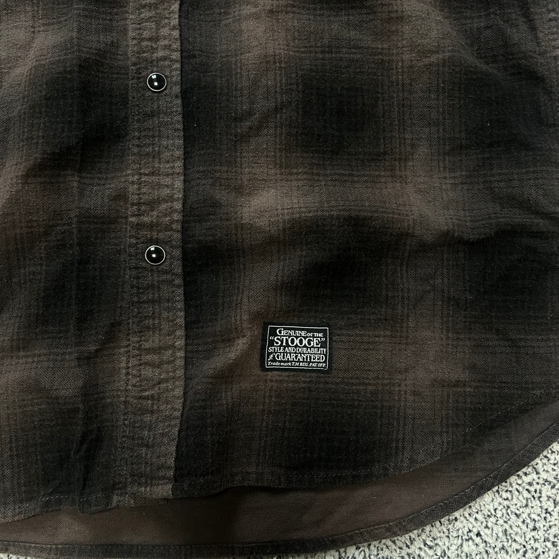 Stooge&Co Western Check Shirt. 상품이미지5