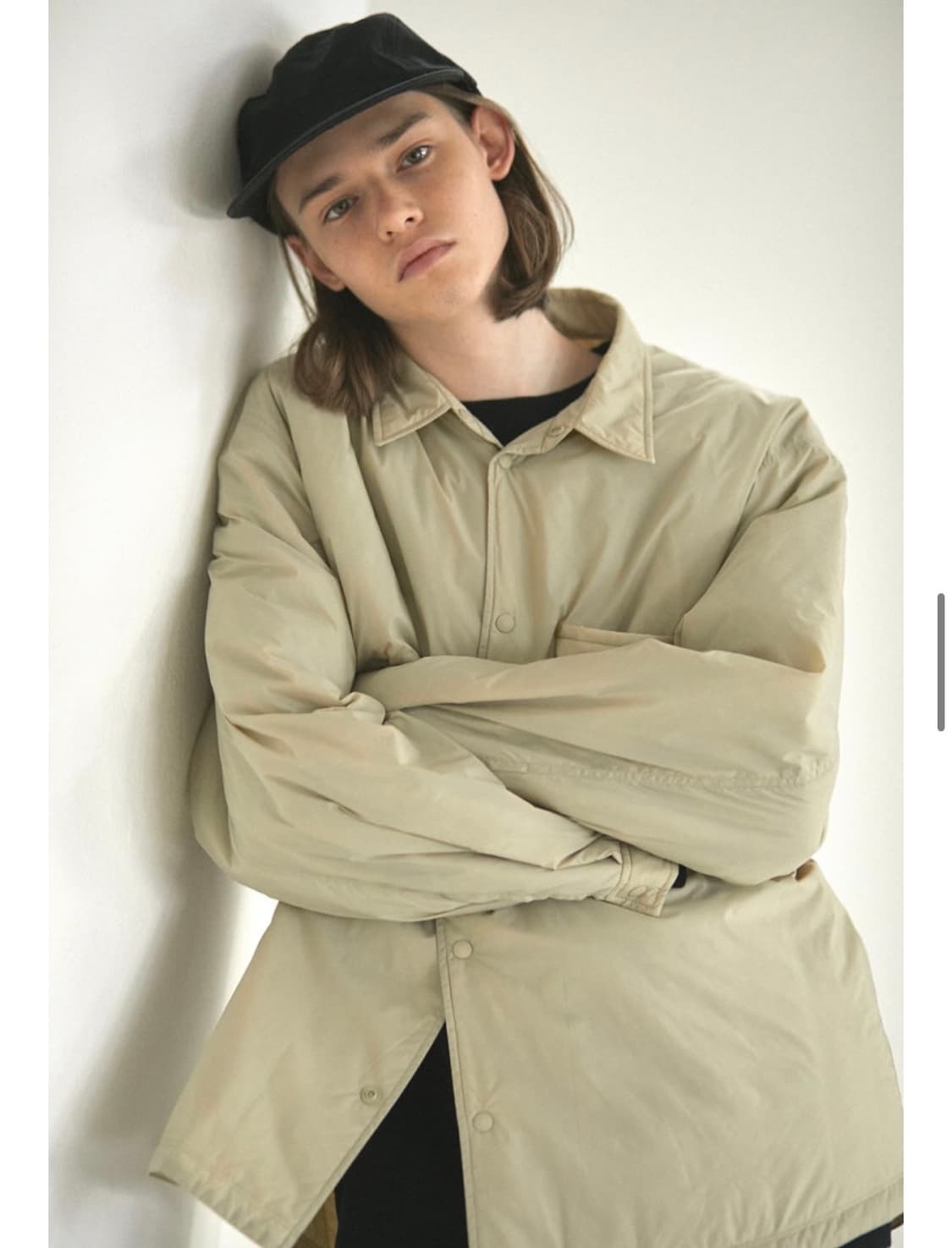 [S] 토마스모어 라이트 패딩 셔츠 미스틱베이지 상품이미지8