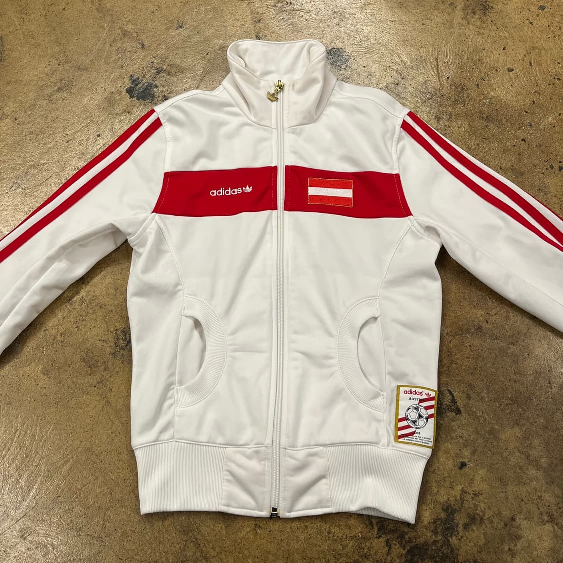 [정품/85] 아디다스 오스트리아 져지 트랙탑 화이트 b8 상품이미지2