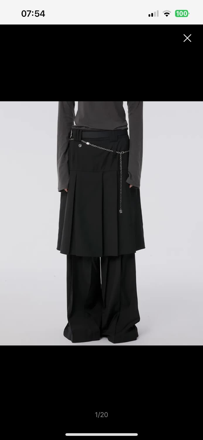 플레어업 Pleats Midi Skirt 1사이즈 상품이미지1