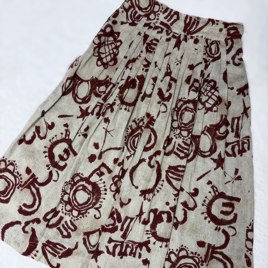 Tachibana 오리엔탈 빈티지 개더 스커트 상품이미지4