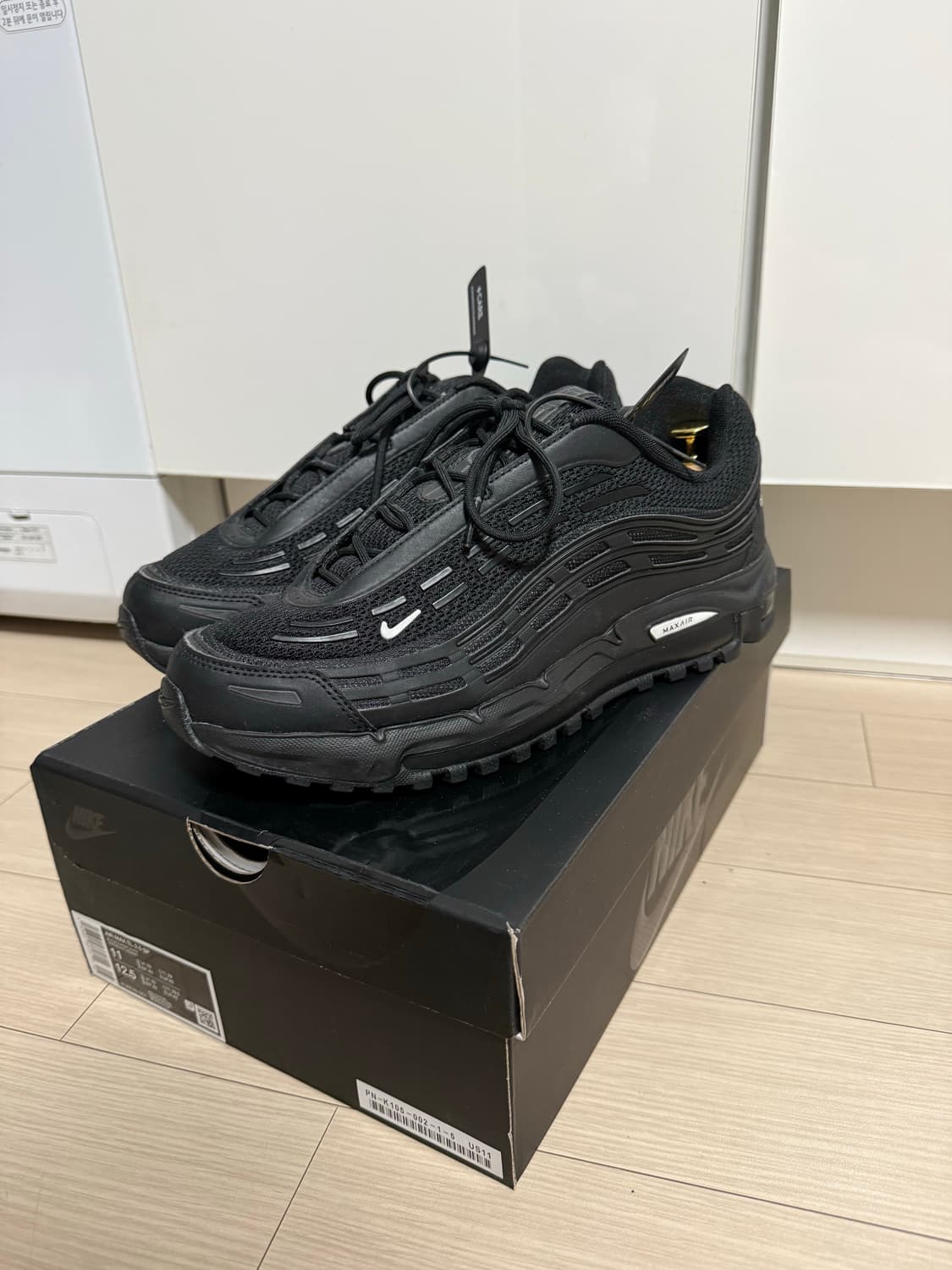 나이키 에어맥스 TL 2.5 꼼데가르송 옴므 플러스 블랙 290 상품이미지1
