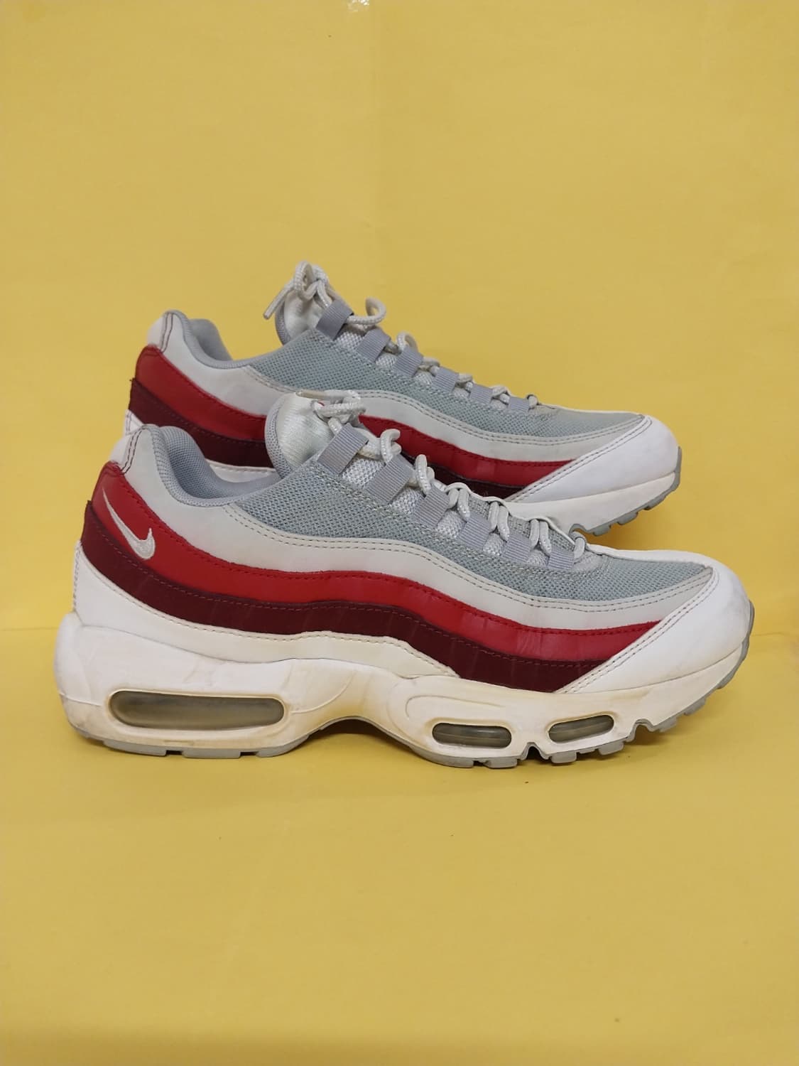 남성 나이키 에어맥스 95 퓨어레드 운동화 (270) 상품이미지3