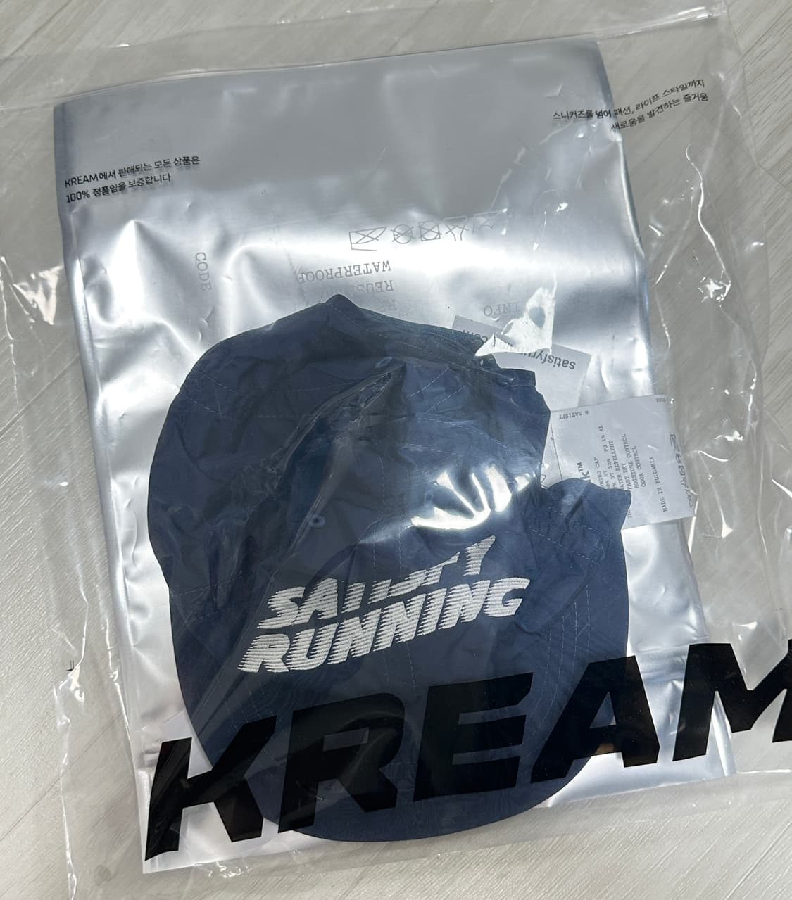 새티스파이 플라이트실크 러닝캡 옵시디안 상품이미지3