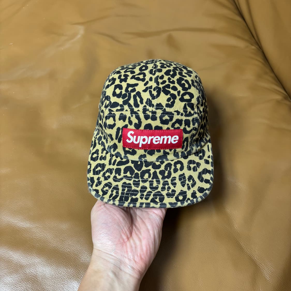 Supreme 슈프림 23fw 레오파드 캠프캡 모자 (Leopard) 상품이미지3