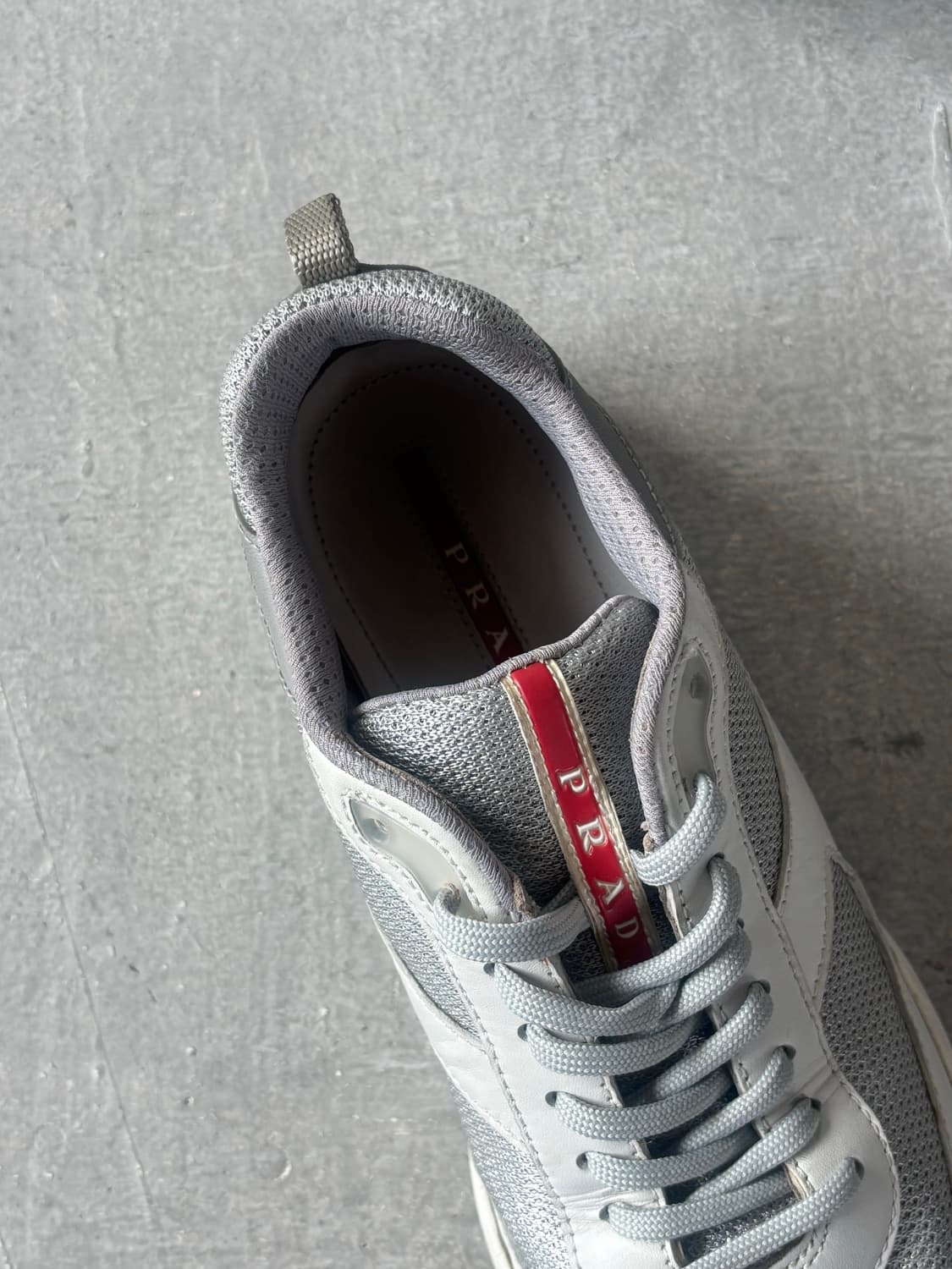 프라다 아메리카컵 OG 화이트 실버  상품이미지9
