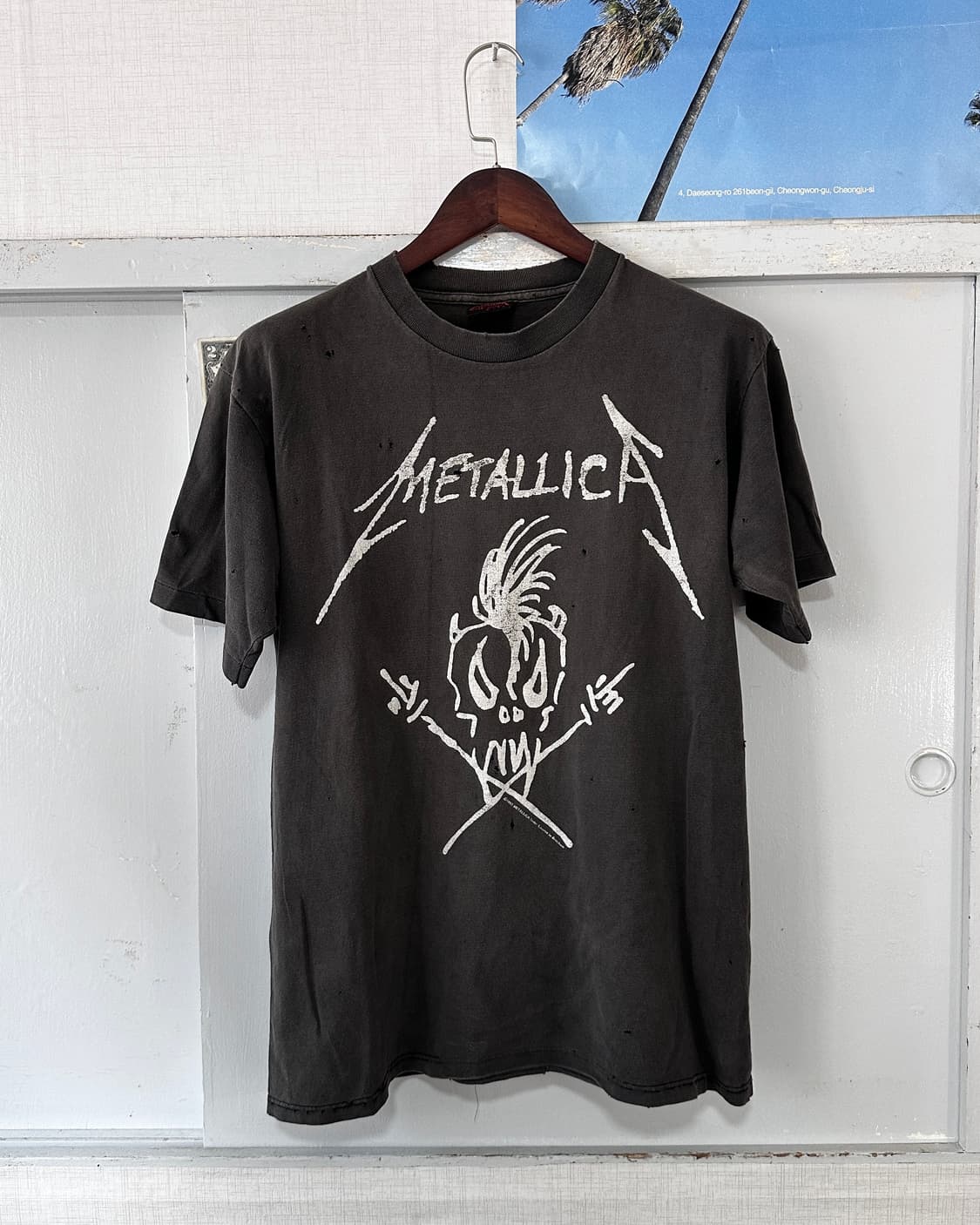 1993 og Metallica eu Tour Band tee,메탈리카 상품이미지2