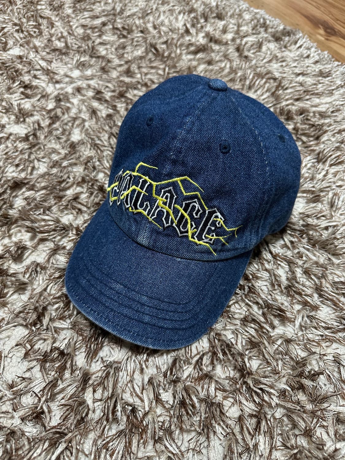 Palace 팔라스 해쉬 데님 6패널 볼캡 모자 (Washed Denim 상품이미지2