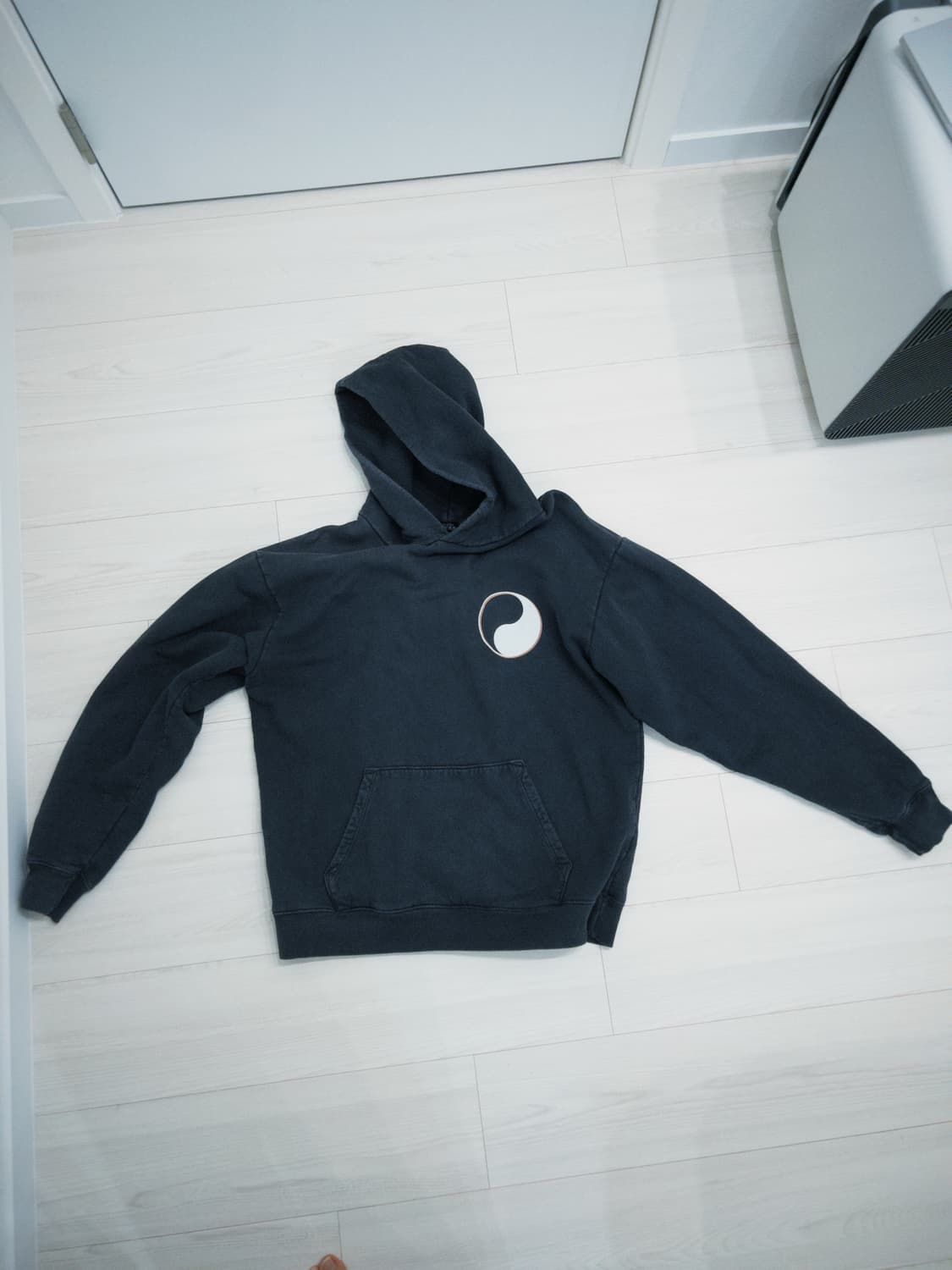 스투시 아워레거시 드롭 쉐도우 후드 블랙 L 사이즈 상품이미지1