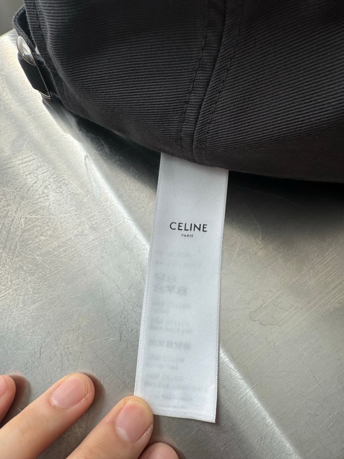 셀린느 트리옹프 베이스볼캡 그레이 L사이즈 / 2회착용 / 풀구성 상품이미지9