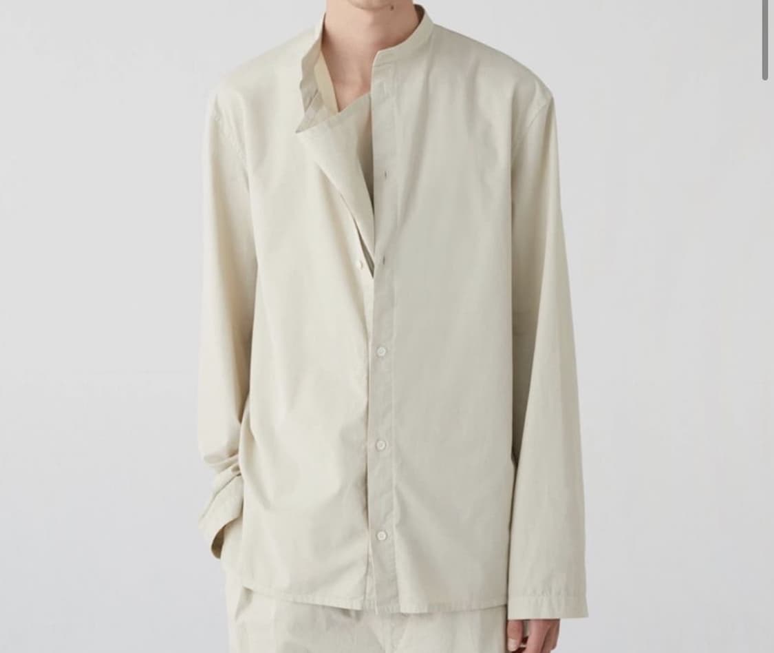 르메르 만다린 카라셔츠 펠리칸 m 상품이미지1