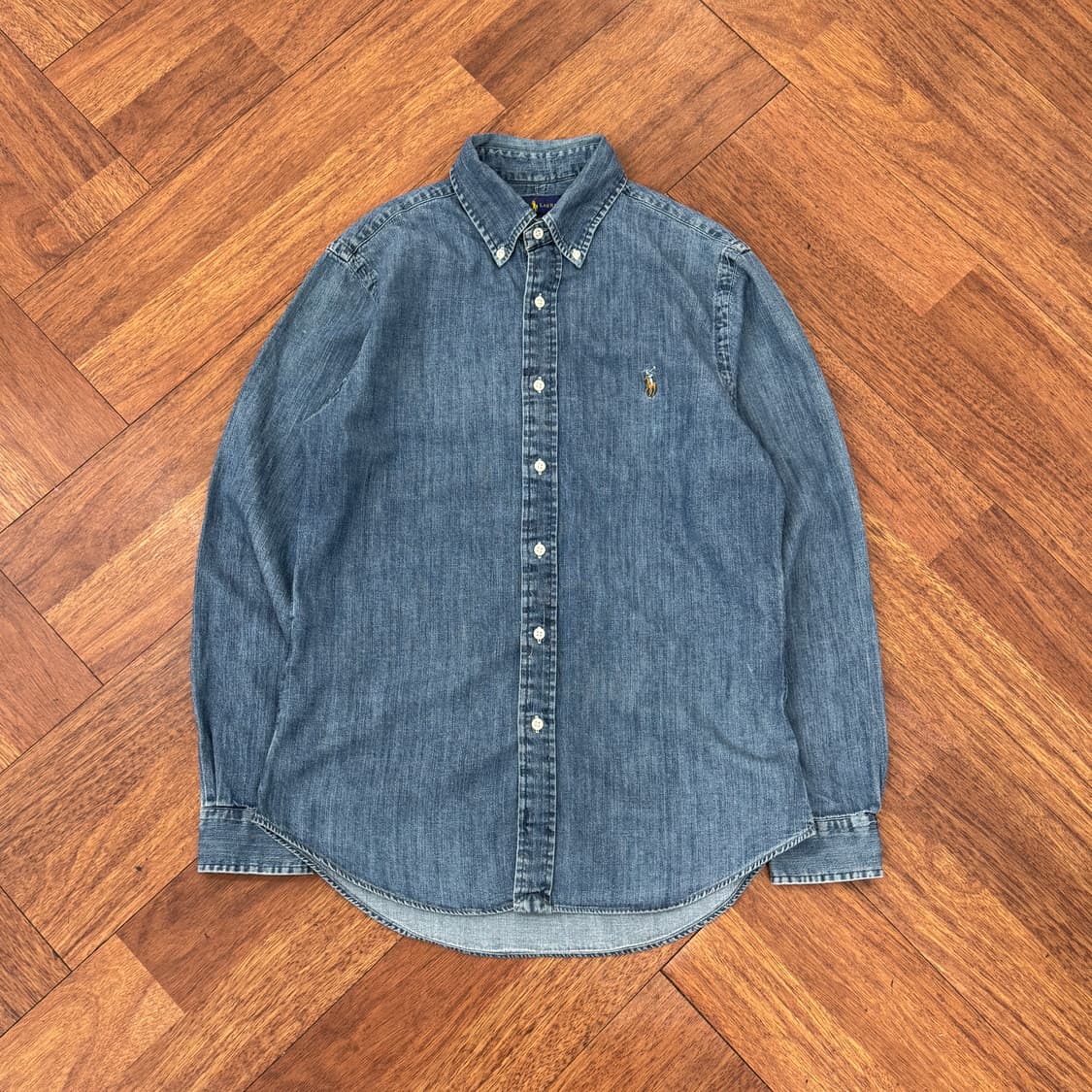 M 폴로 랄프로렌 슬림핏 데님 남방 셔츠 상품이미지1