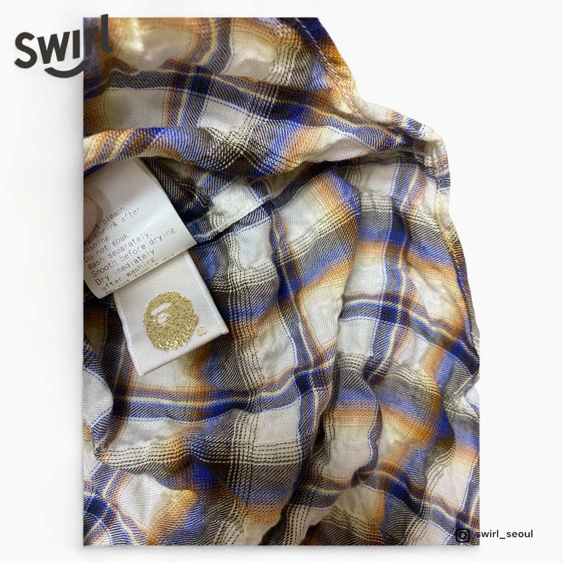 Bape ombré western shirts 상품이미지7