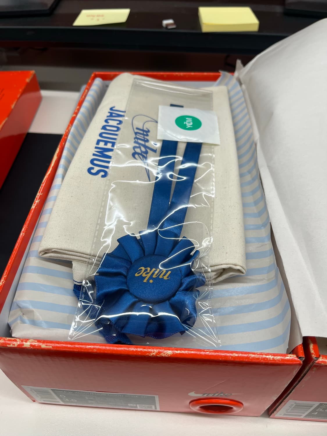 자크뮈스 x 나이키 문슈 소프트펄세일 225 & 브라운 220 판매 상품이미지6