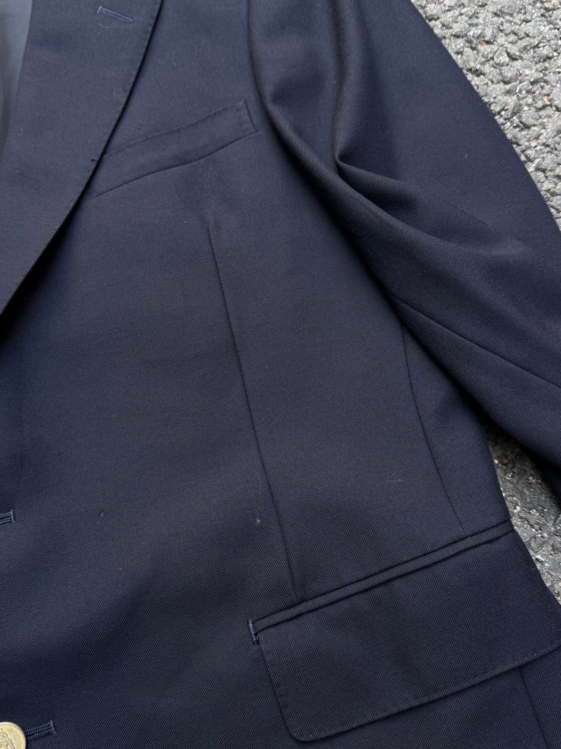 버버리 금장버튼 네이비 블레이저 자켓 상품이미지7