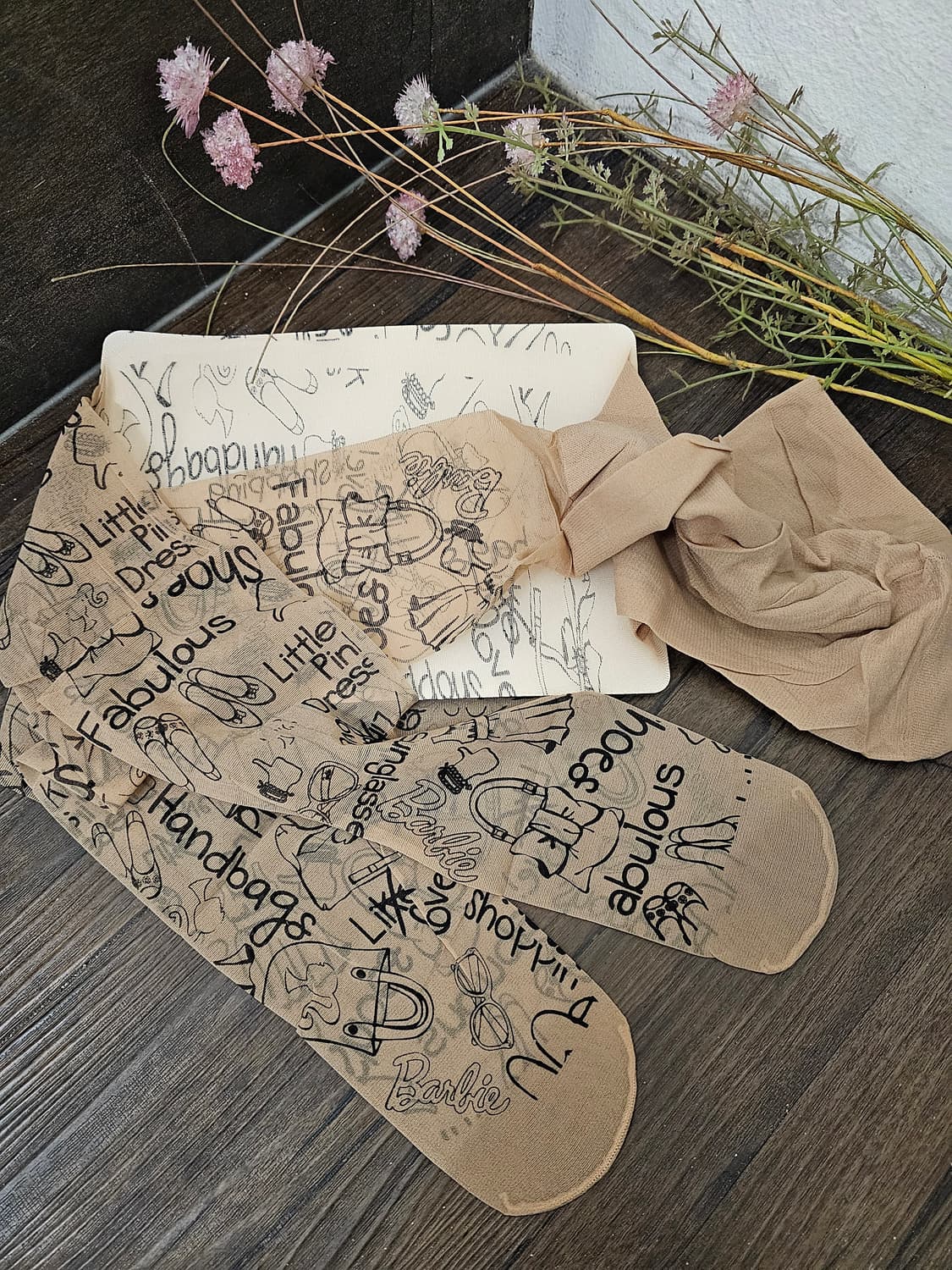 Barbie 스킨 타투패턴 스타킹 상품이미지4