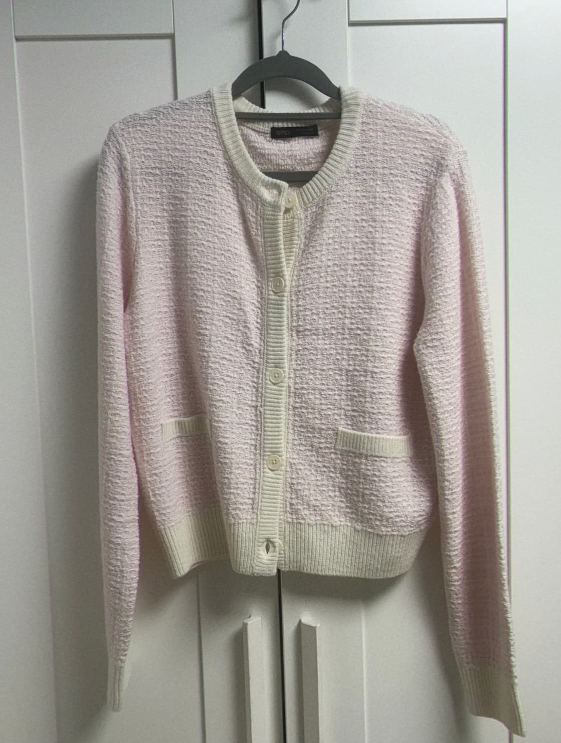 핑크 니트 가디건 상품이미지1
