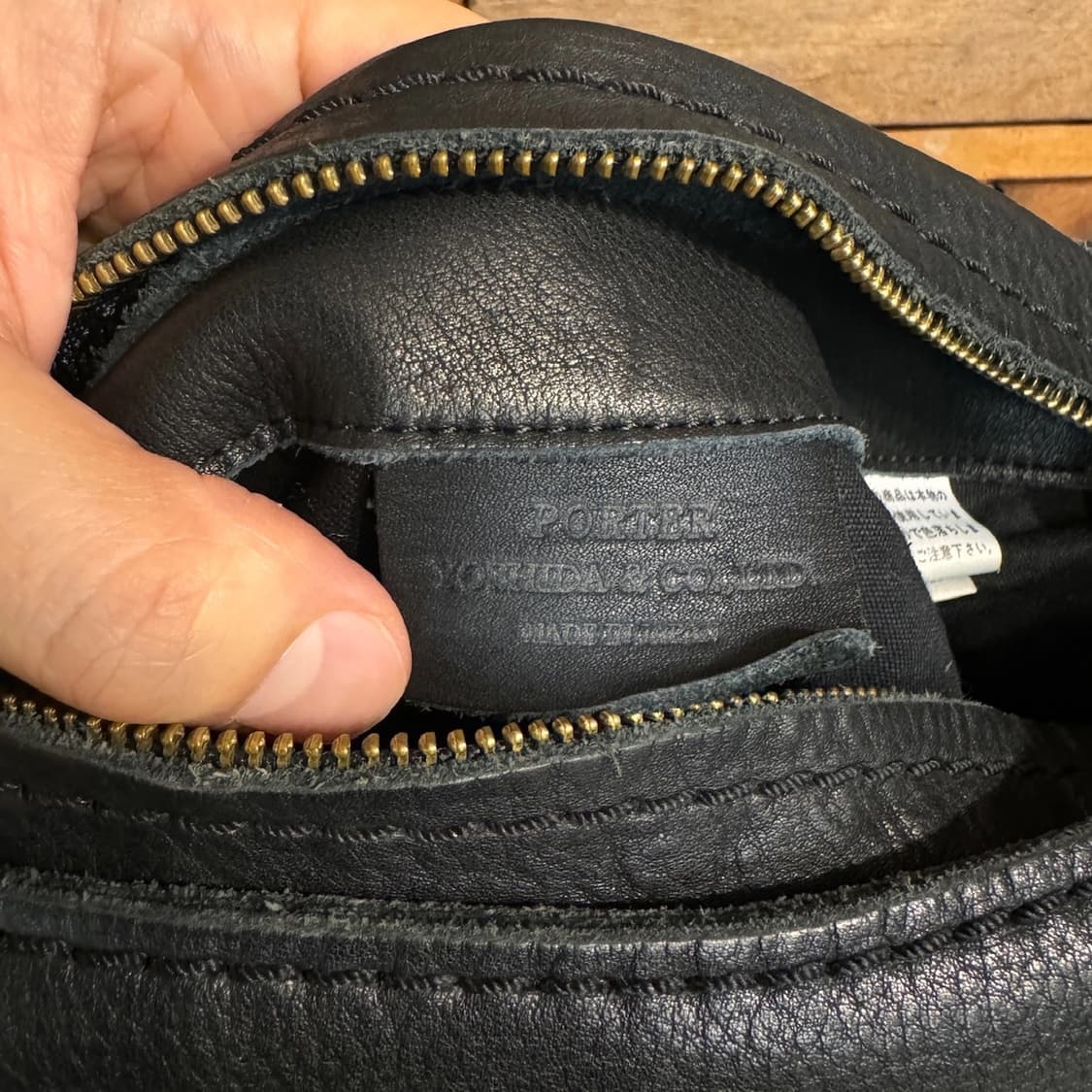 Yoshida Porter Leather Shoulder Bag  상품이미지7