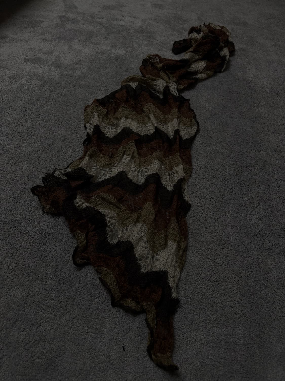 Vintage v-kei punk mood scarf 상품이미지1