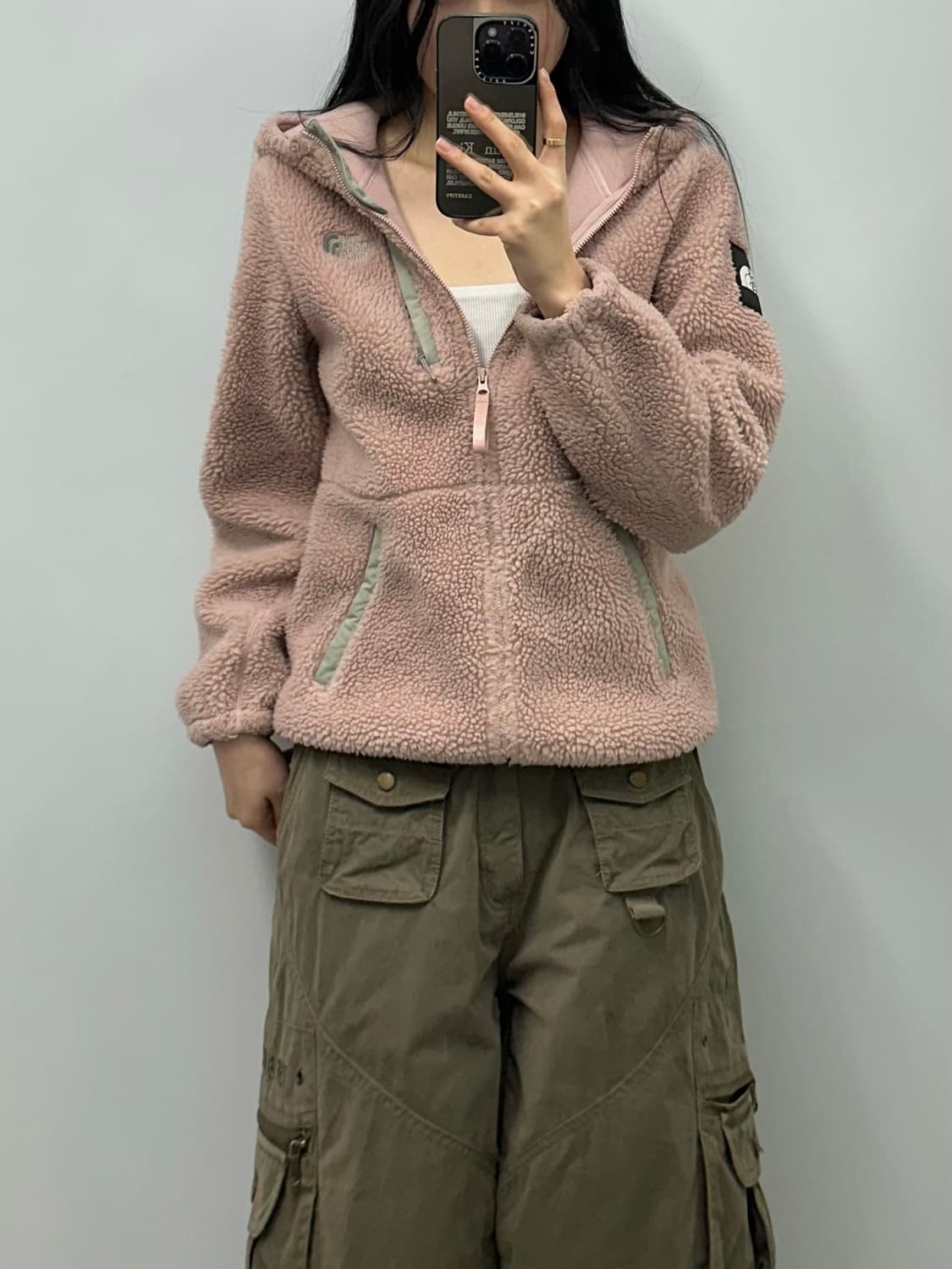 노스페이스 신형 핑크 쉐르파 자켓 상품이미지1