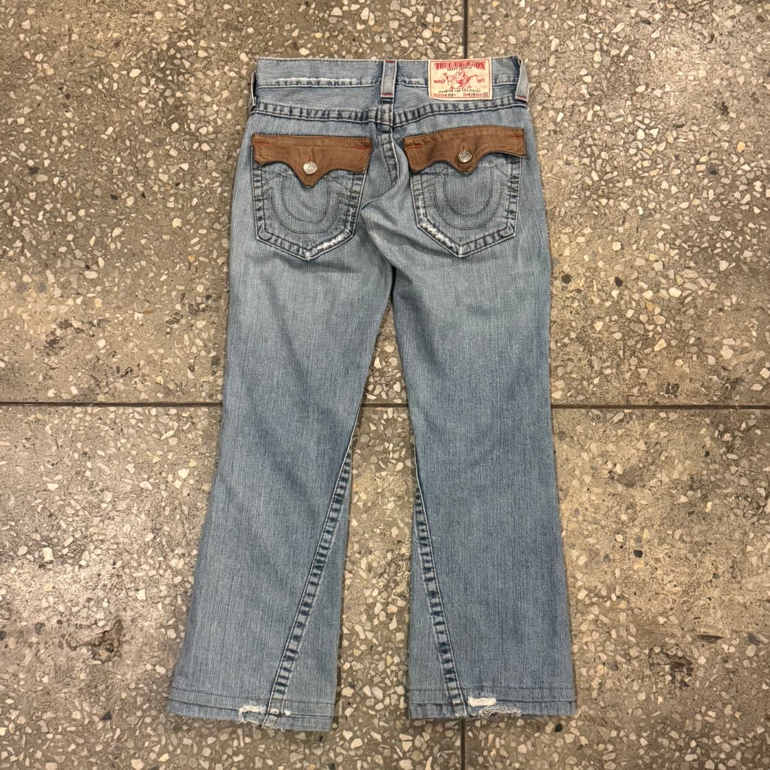 트루릴리전 레더 포켓 부츠컷 데님 32 상품이미지2