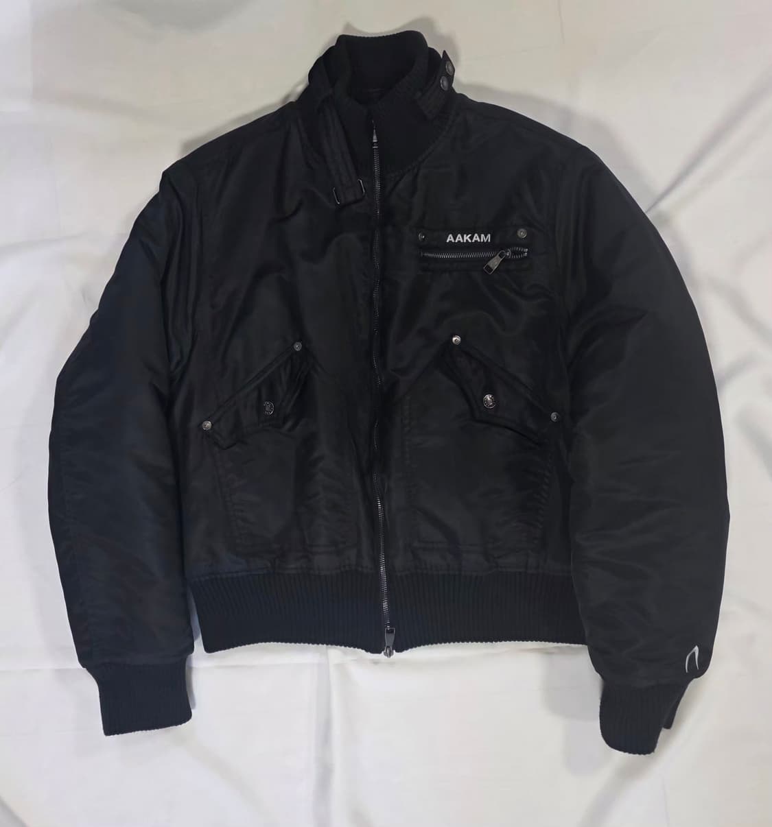[AAkam] 하이넥 봄버 자켓 상품이미지1