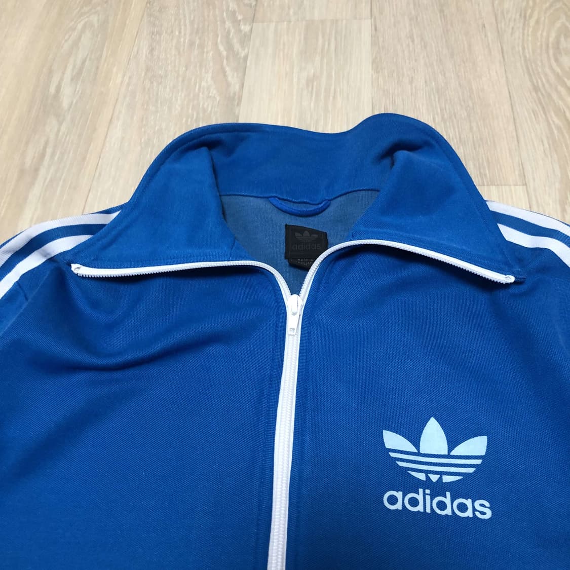 (95) 아디다스 adidas 유로파 TT 트랙탑 불꽃로고져지 블루 져지 상품이미지4