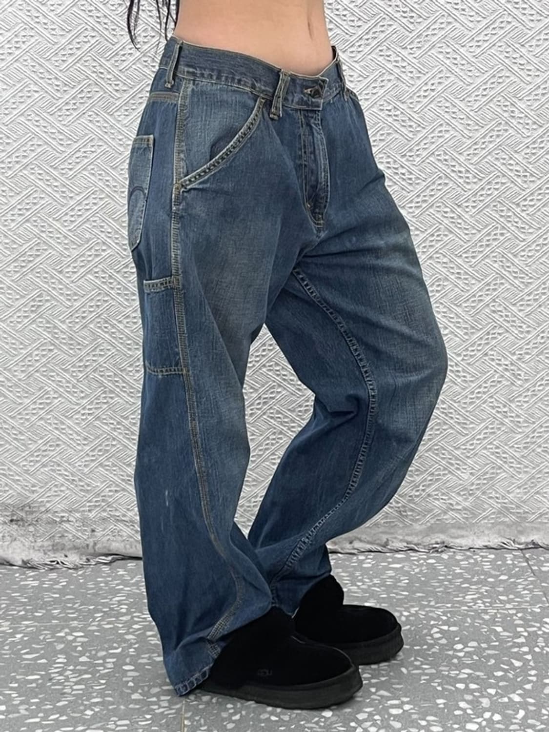 리바이스 카펜터 사이드 포켓 빈티지 워크 데님팬츠 31인치 C09367 상품이미지2