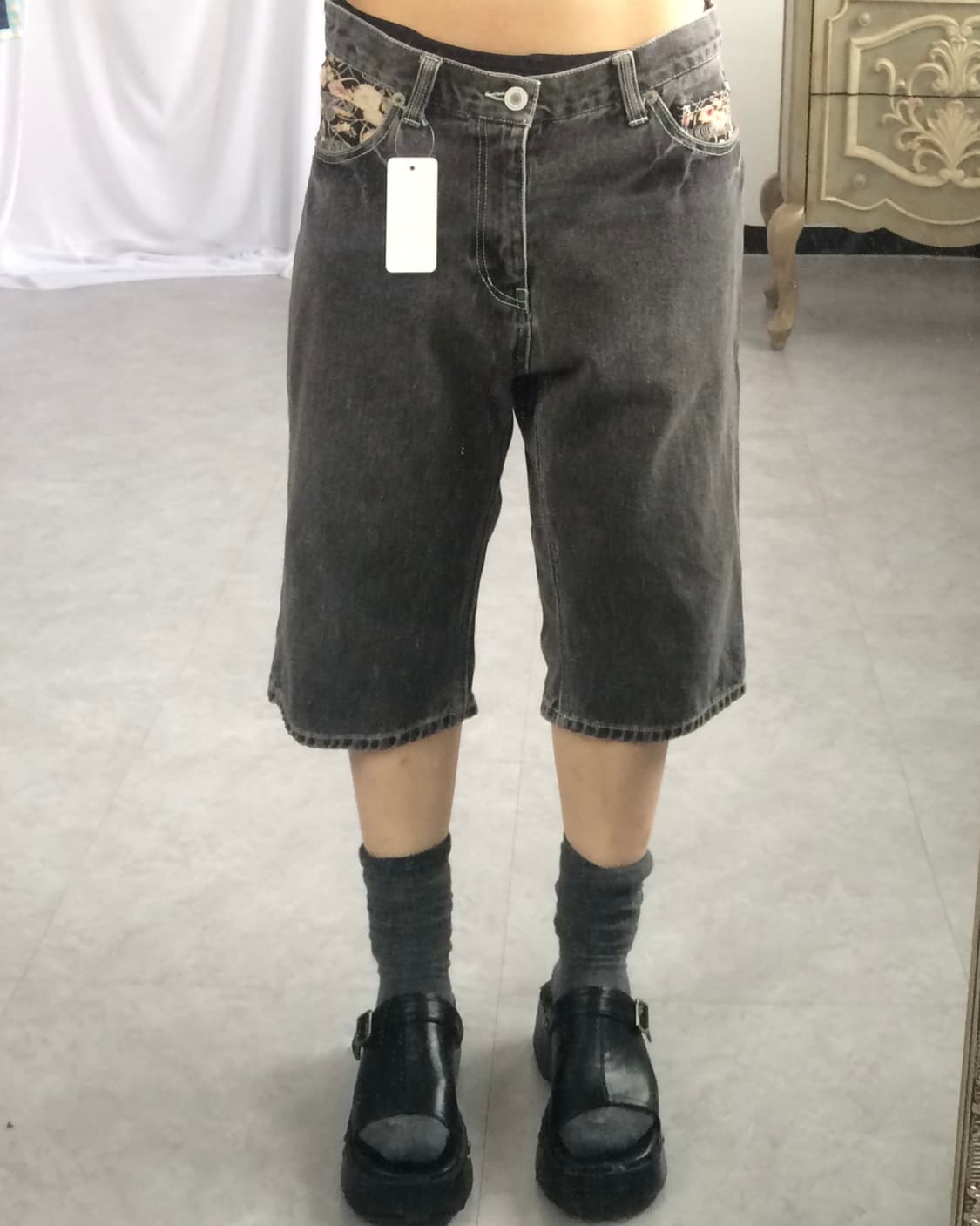 Oriental patch point short 상품이미지7