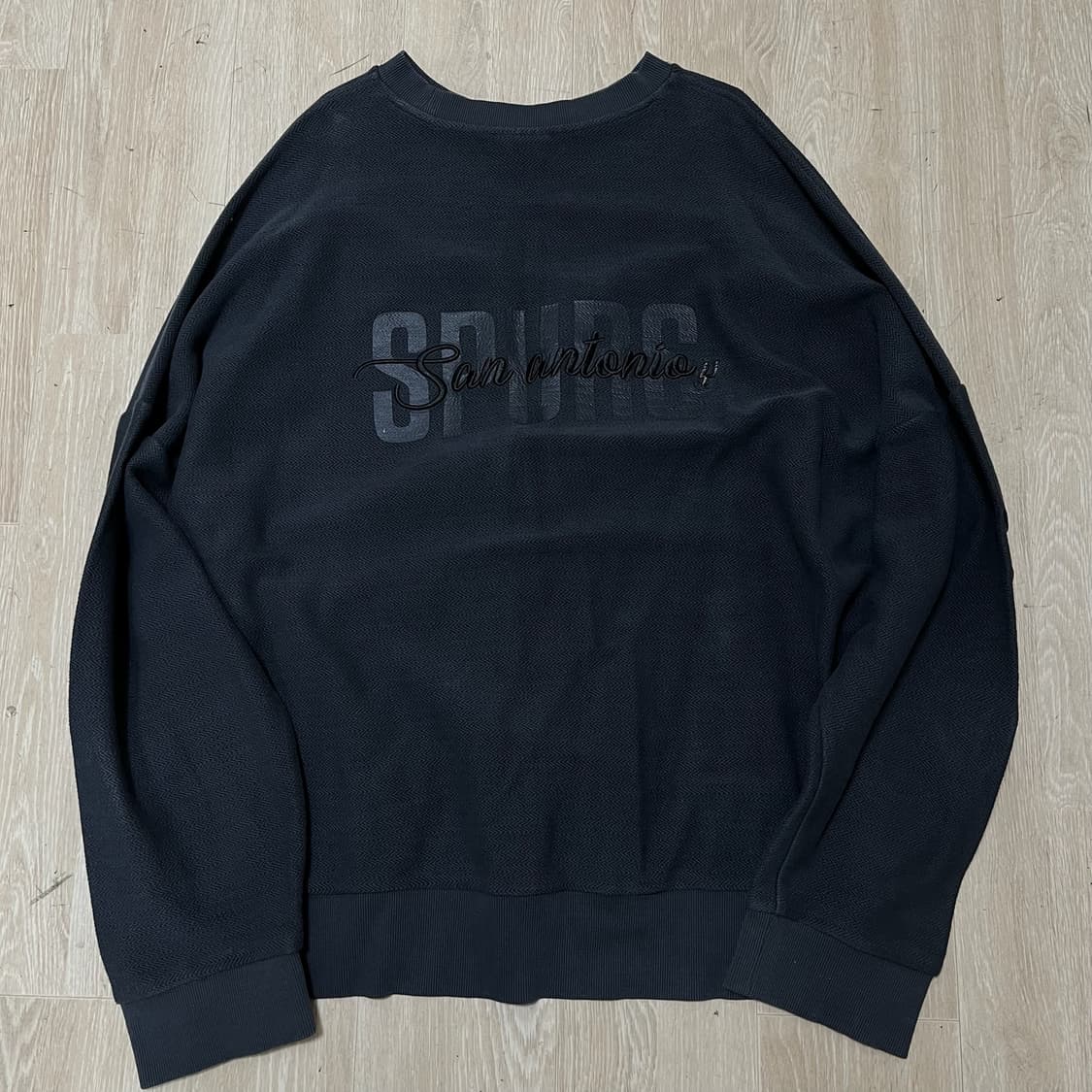 NBA 샌안토니오 스퍼스 오버사이즈 맨투맨 티셔츠 [블랙] L/100 상품이미지7