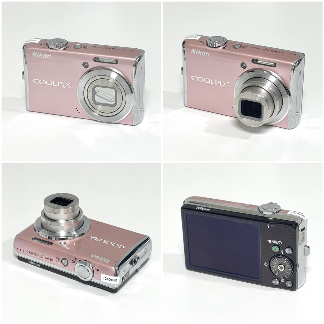 니콘 쿨픽스 S620 베이비핑크 빈티지디카 상품이미지2