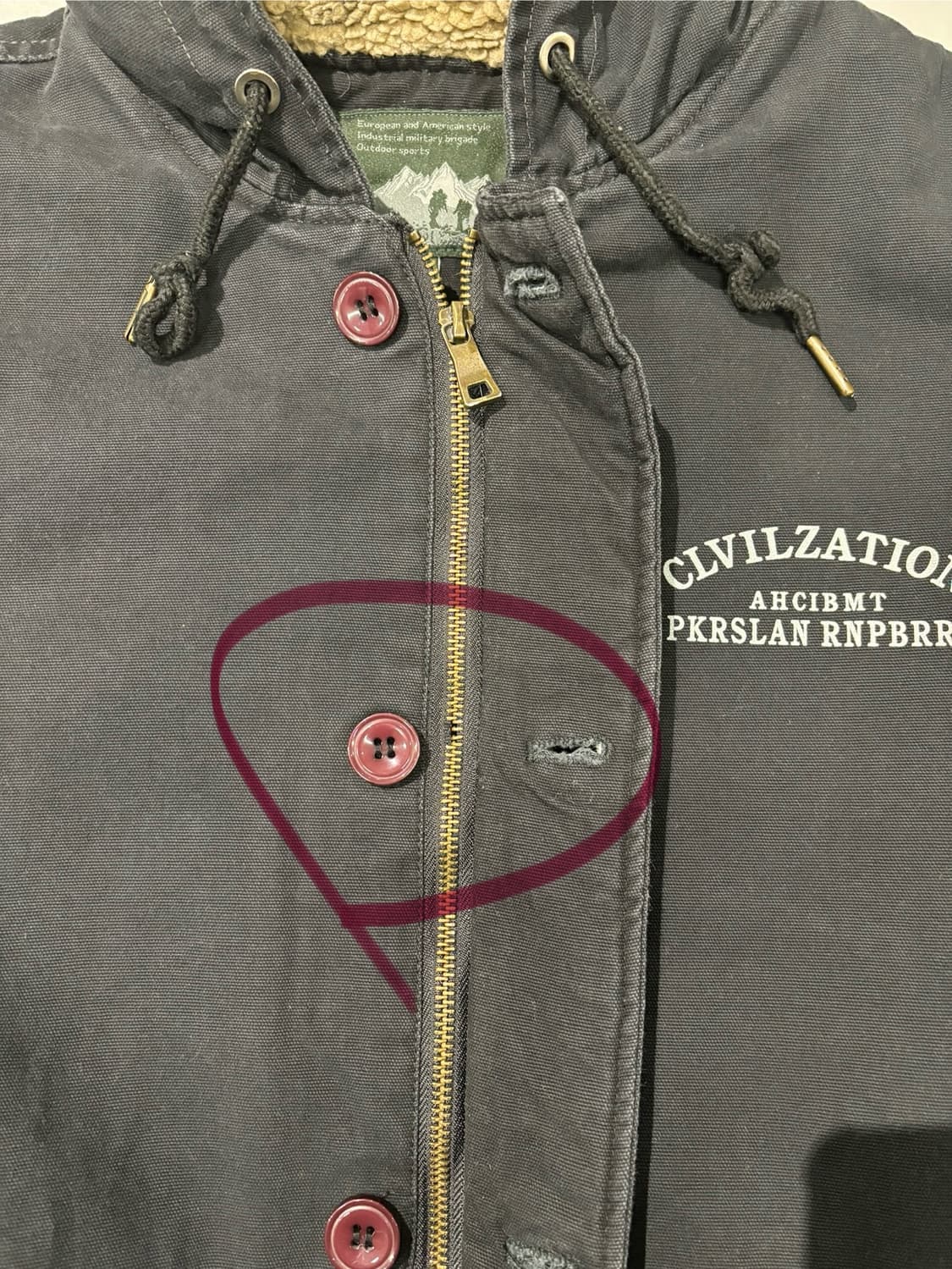 빈티지 쉐르파 워크 자켓   상품이미지9