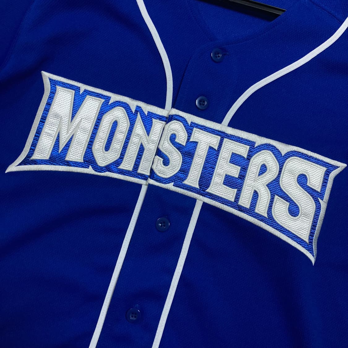 최강야구 몬스터즈 블루 반팔 져지 상품이미지2