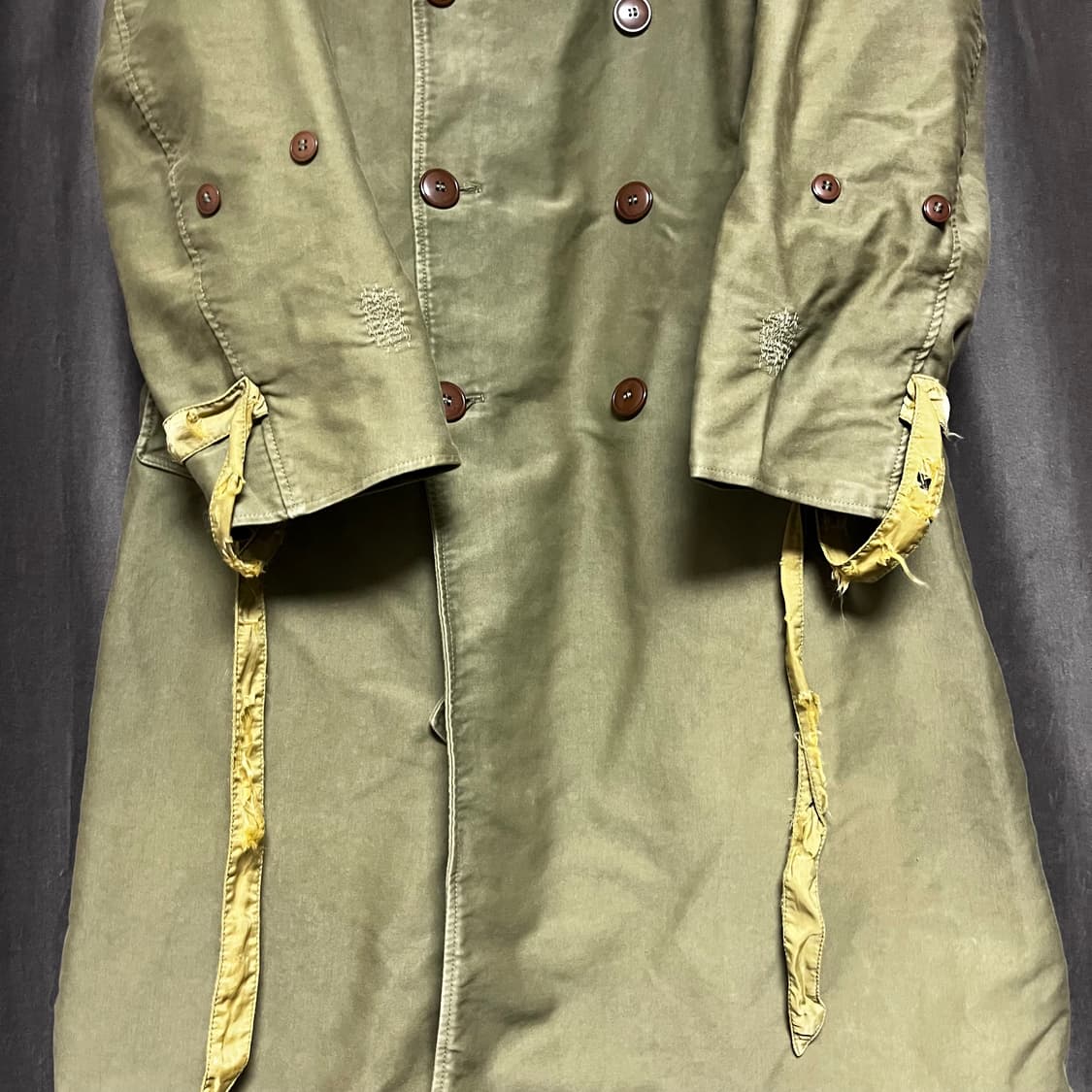 424x알파x슬램잼 밀리터리 트렌치 코트 상품이미지3