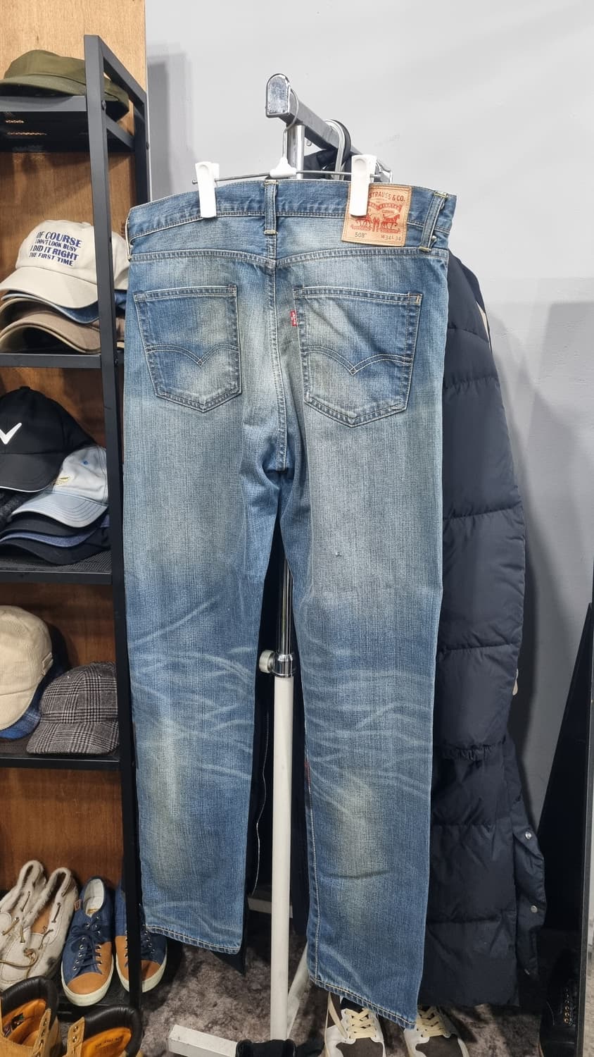 리바이스 (508) 허리 34~35 나바호 무늬패턴 레귤러핏 청바지 상품이미지2