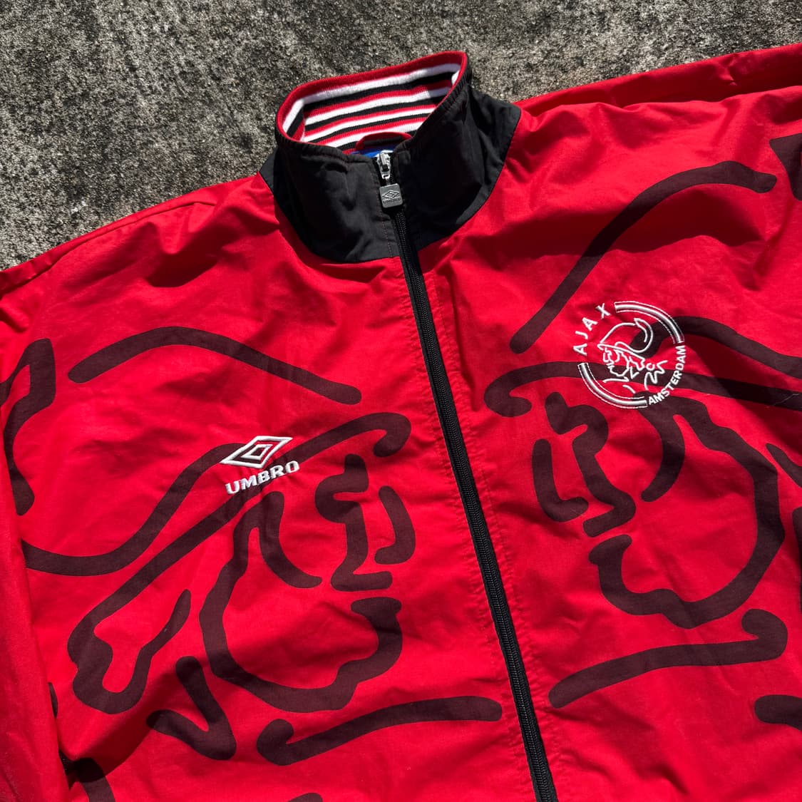 [M] 95/96 엄브로 아약스 트랙 자켓 상품이미지6
