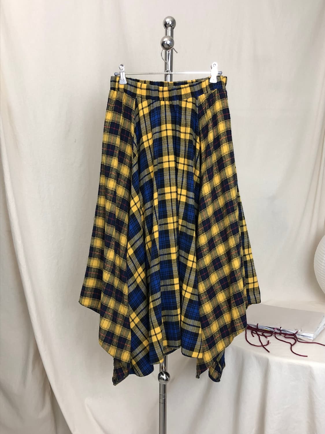 Spray Premium Checked Skirt 상품이미지5