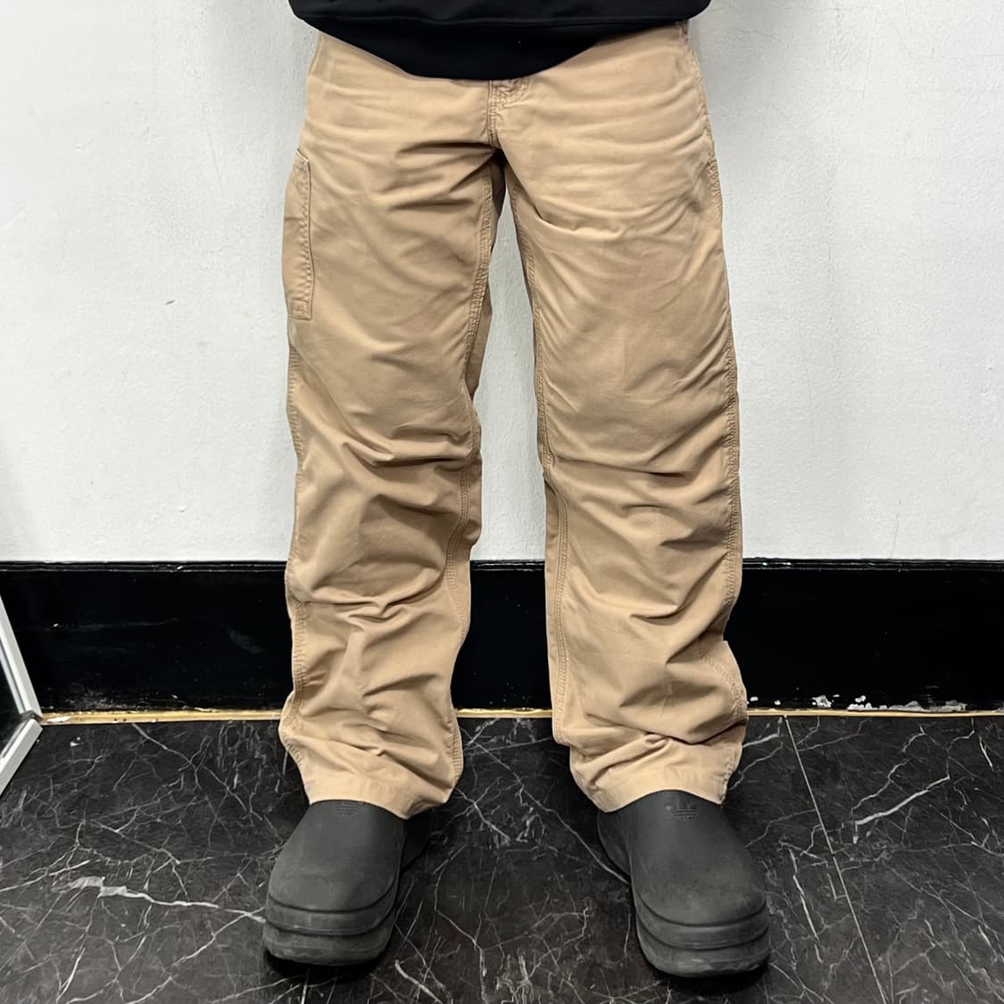 칼하트 B151-DKH 싱글니 카고 워크 팬츠 상품이미지2