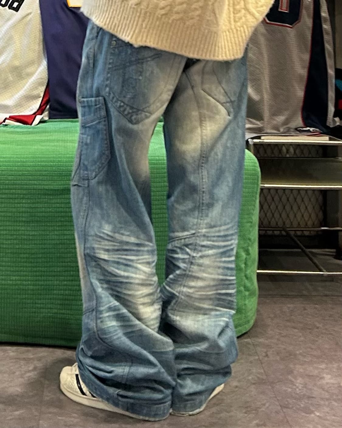 Pocket washing straight denim  상품이미지3