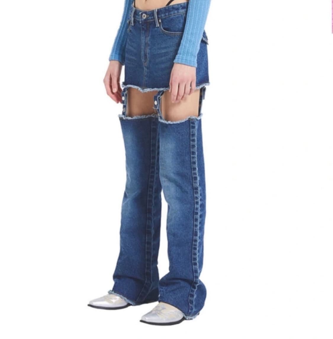 크랭크 데님 팬츠 상품이미지1